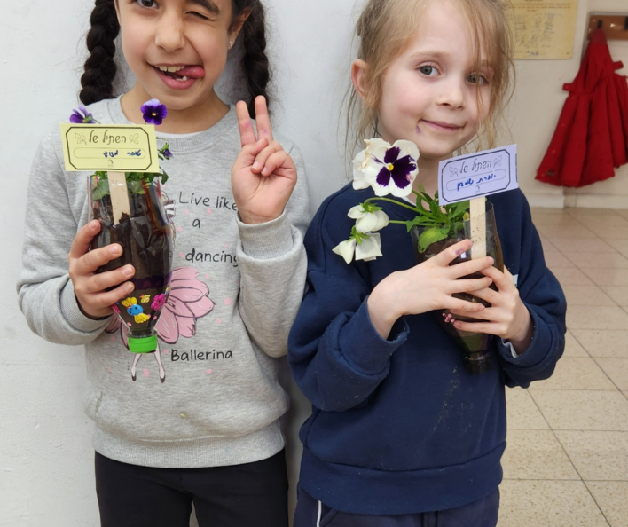 יום שתילה לט"ו בשבט בבתי הספר